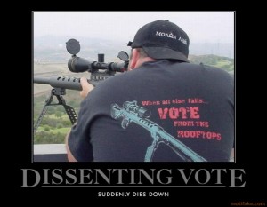 dissenting vote
