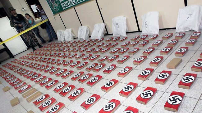 Bolivian cocaine siezed with Nazi packaging