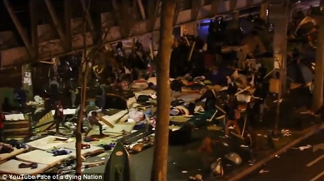 Chaos on the streets of Paris