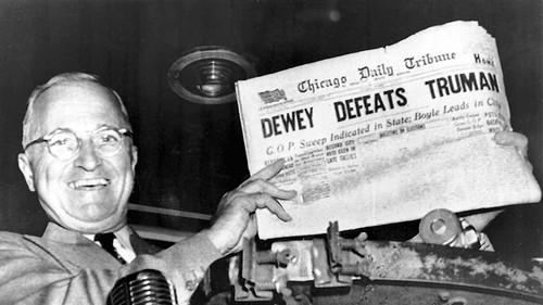 Dewey defeats truman book report